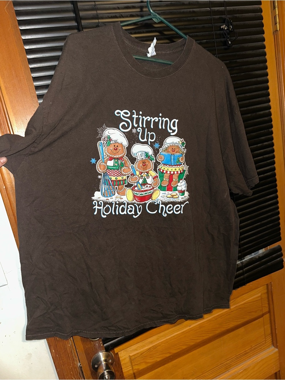 Stirring up holiday cheer men style tee